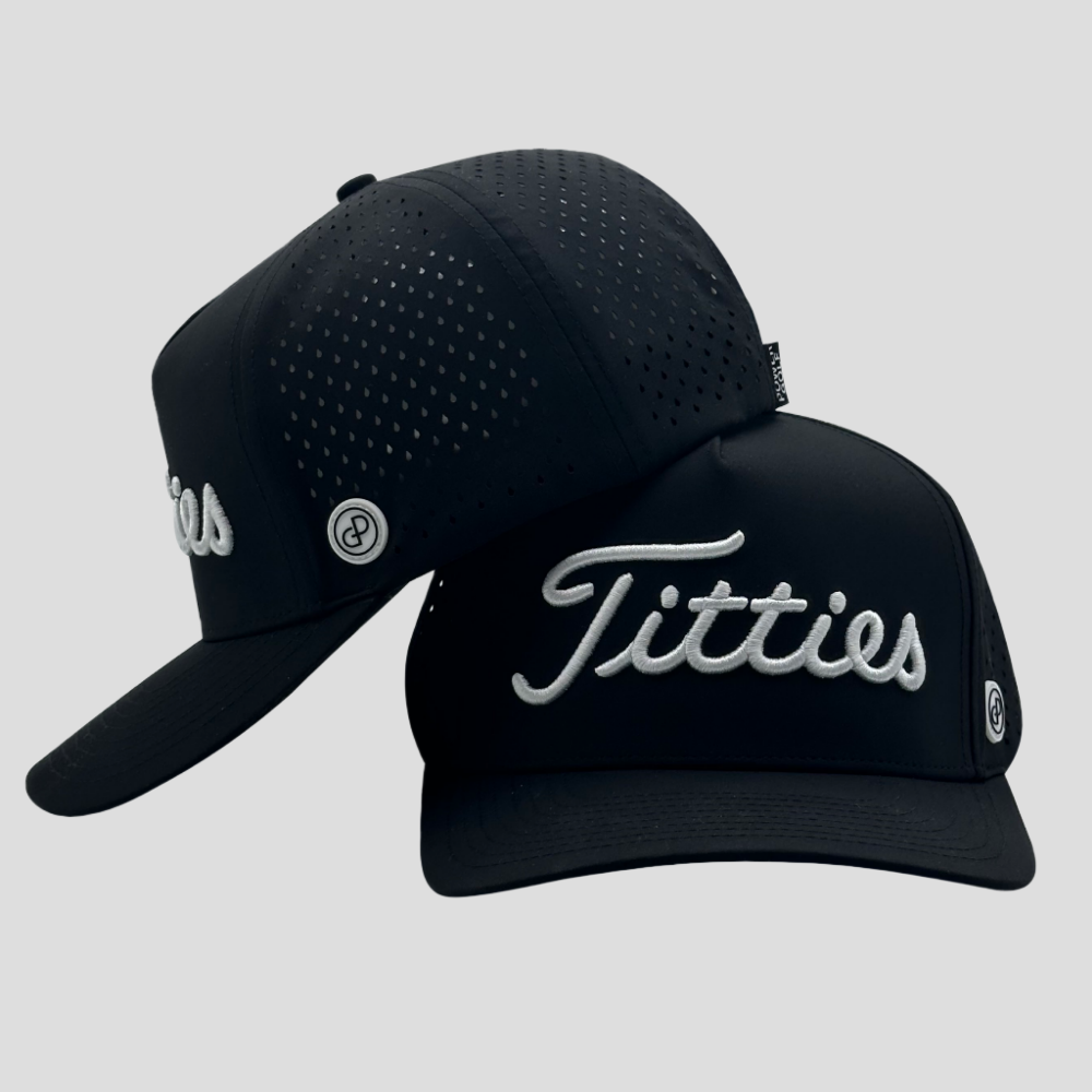 High-performance golf cap featuring titties design for optimal comfort and style on the course.